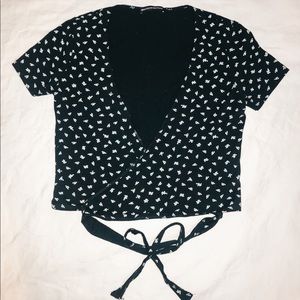 Brandy Melville wrap top
